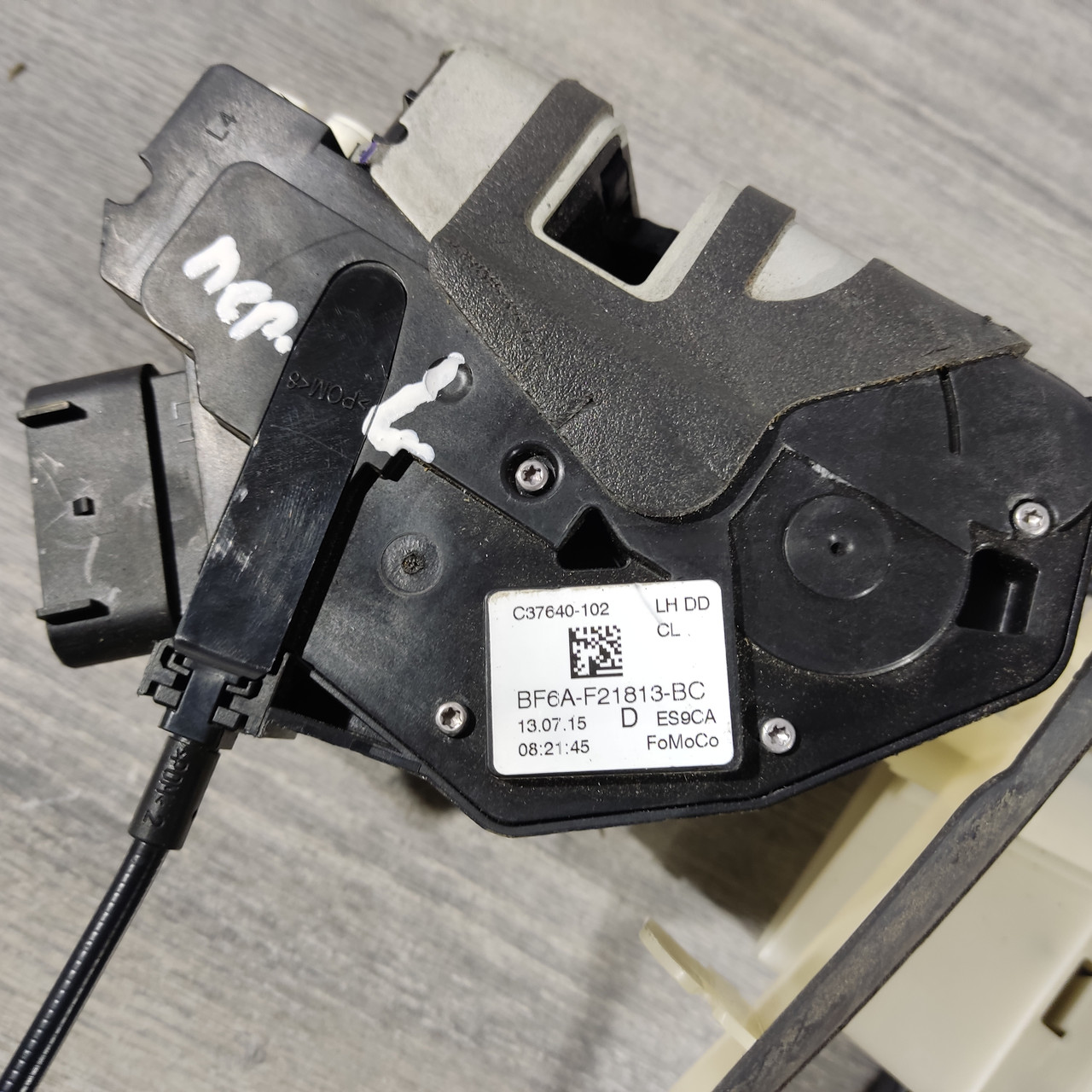 Замок двері в зборі передньої лівої Ford Focus mk3 11-18 F1EZ-54219A65-F - Зображення 2