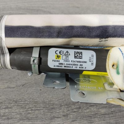 Подушка безпеки airbag бічна шторка ліва Ford Focus mk3 11-18 біла довга GM5Z-54042D95-B