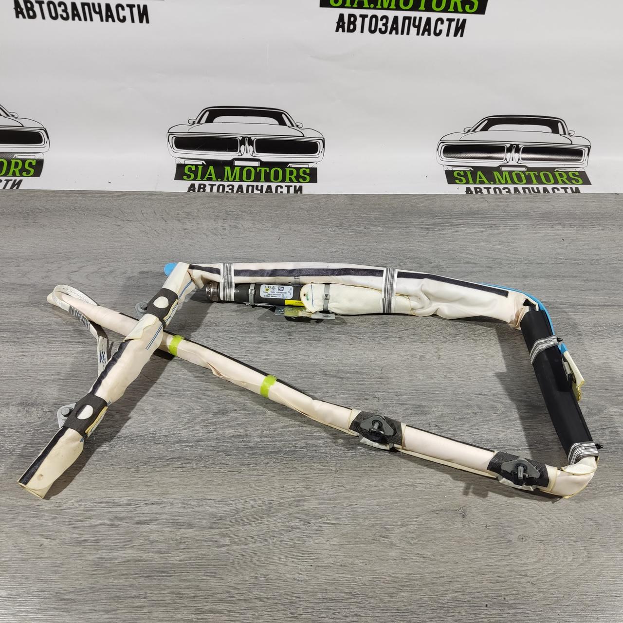 Подушка безпеки airbag бічна шторка ліва Ford Focus mk3 11-18 біла довга GM5Z-54042D95-B