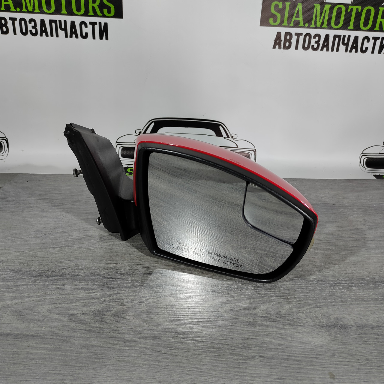 Дзеркало бічне праве Ford Focus mk3 15-18 рест 7 пінів, поворотник, червоне F1EZ-17682-R - Зображення 2