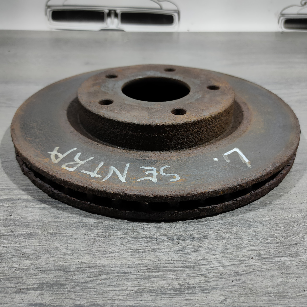 Диск гальмівний передній лівий Nissan Sentra 13-19 1.8 40206-3SG0B - Зображення 3