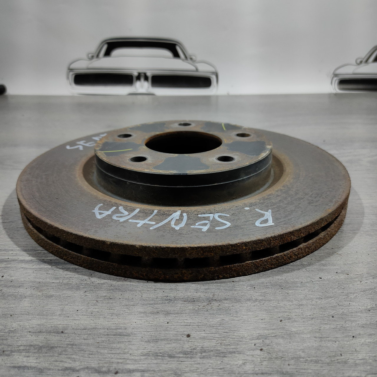 Диск гальмівний передній правий Nissan Sentra 13-19 1.8 40206-3SG0B - Зображення 6