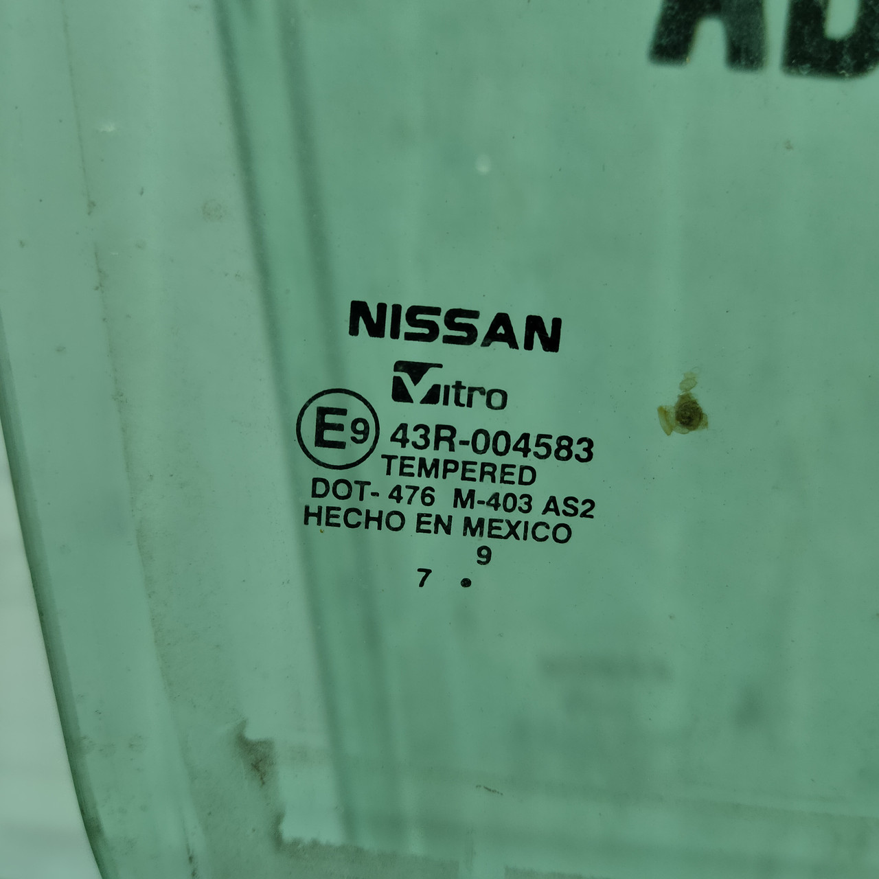 Скло дверей передньої правої Nissan Sentra 13-19 80300-3SG0A - Зображення 2