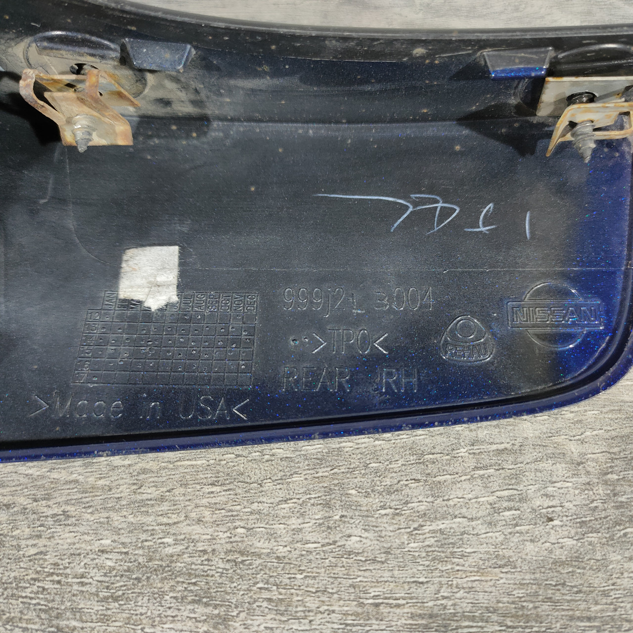 Бризк задній правий Nissan Sentra 13-19, 999J2-L300004 - Зображення 4
