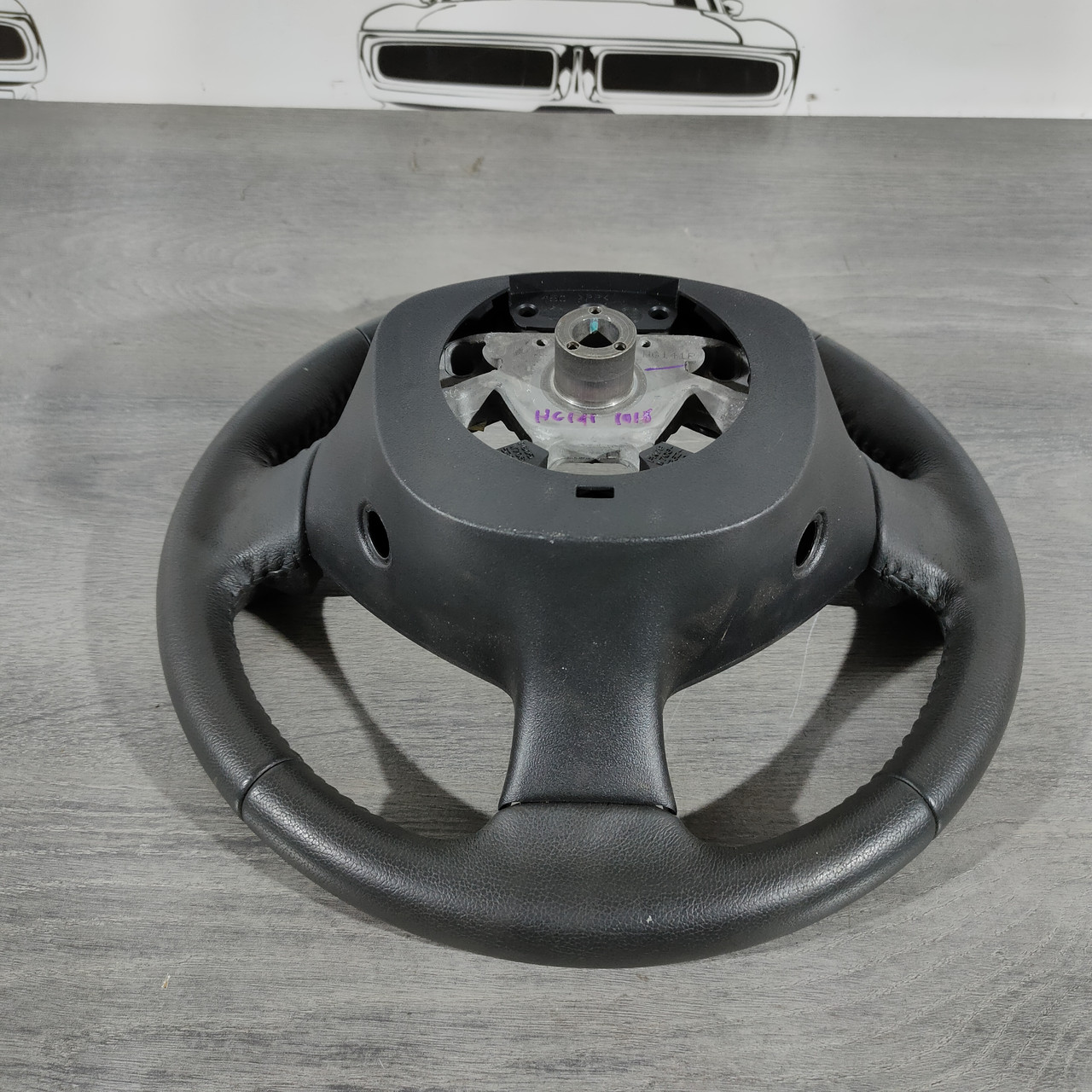 Кермо голий Nissan Sentra 13-19 шкіра чорн 48430-3SG0A - Зображення 2