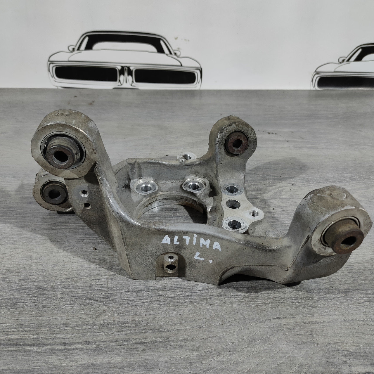 Цапфа задня ліва Nissan Altima 13-18 43019-3TA0A - Зображення 3