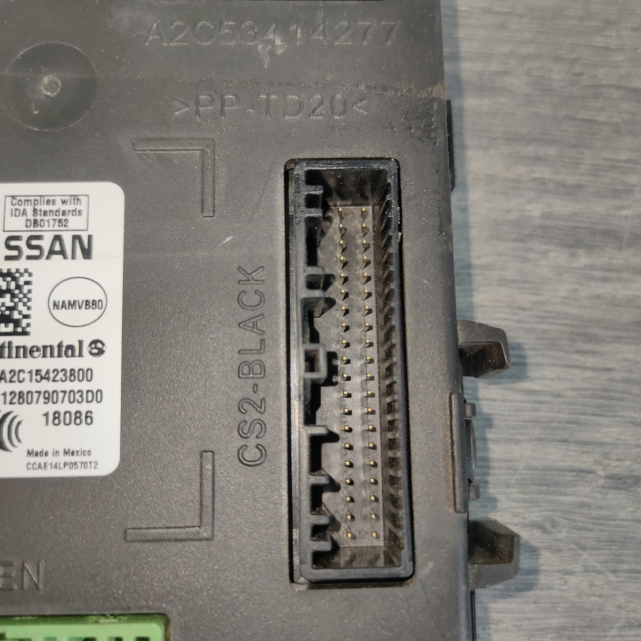 BODY CONTROL MODULE UNIT BCM BCU Nissan Altima 13-18 284B2-9HU0A - Зображення 4