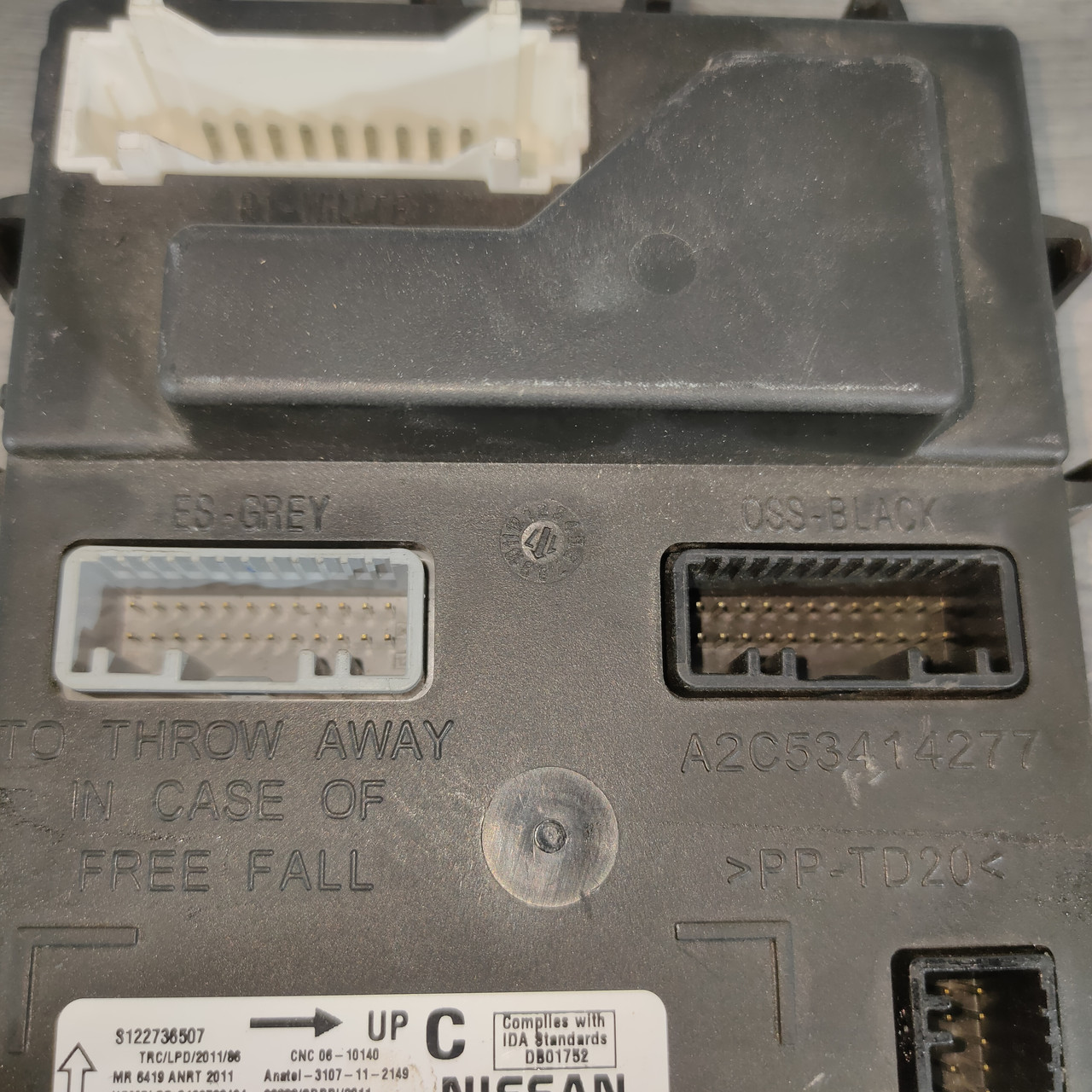 BODY CONTROL MODULE UNIT BCM BCU Nissan Altima 13-18 284B2-9HU0A - Зображення 3