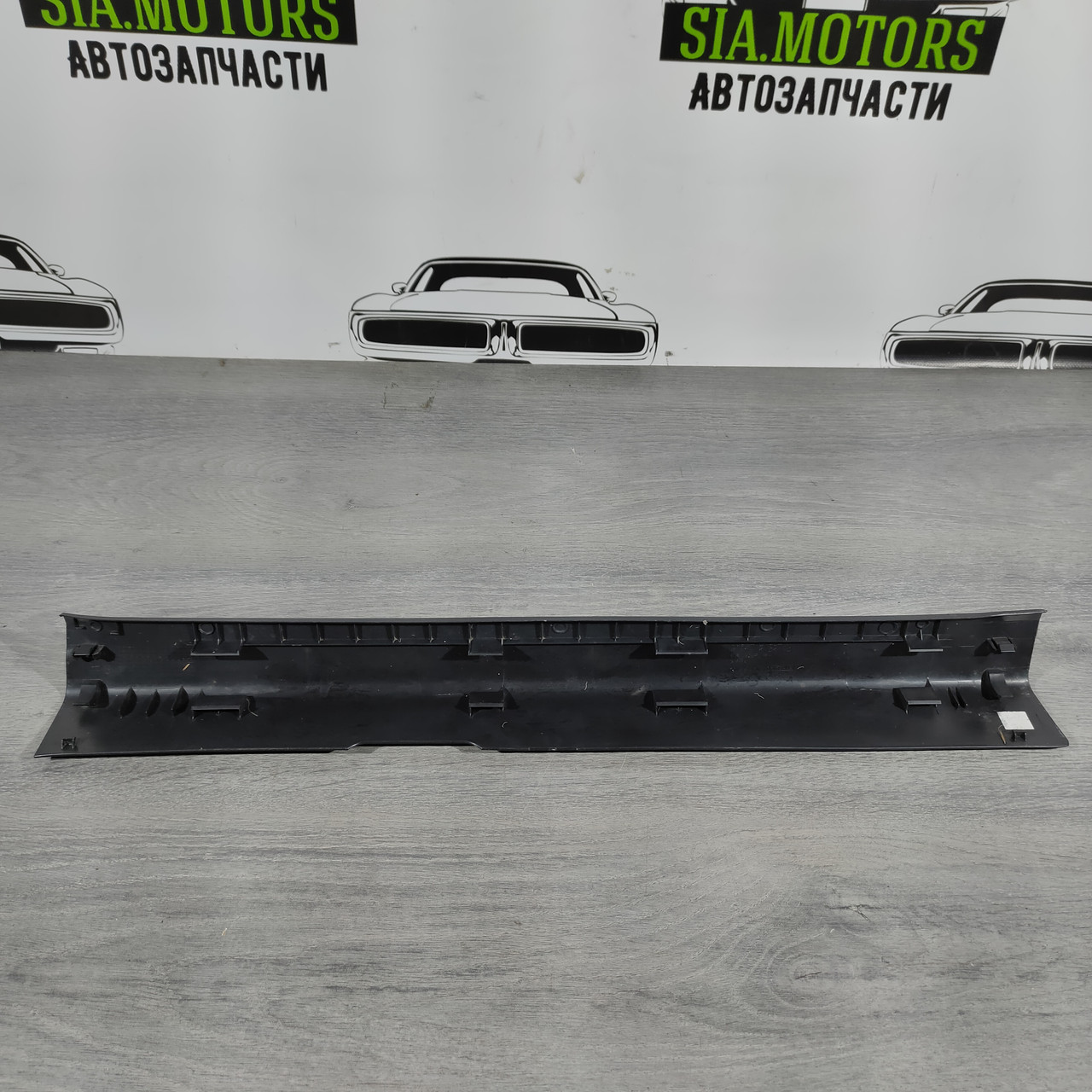 Накладка порога передня ліва Nissan Altima 13-18 чорна, 769B5-3TA0A - Зображення 2